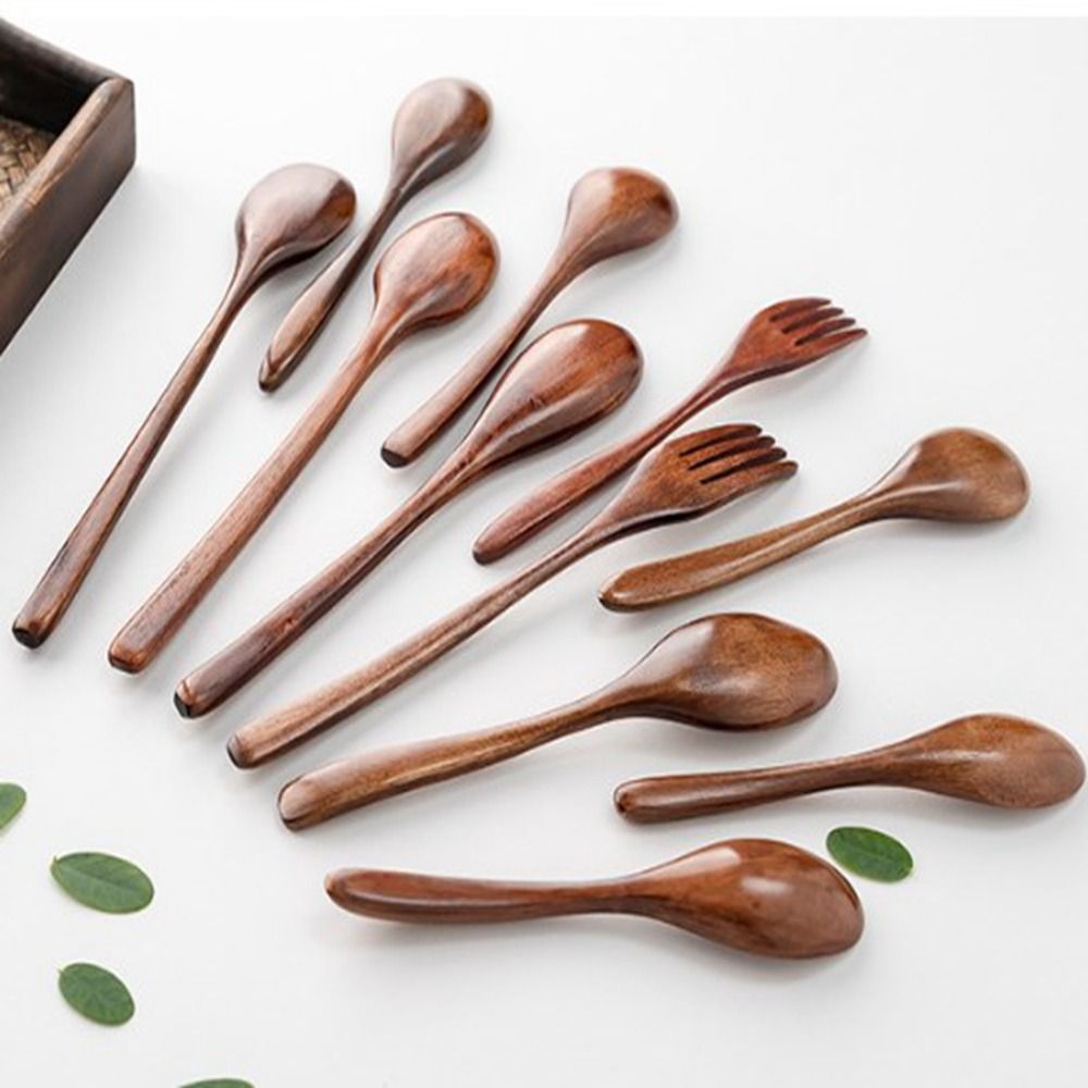Natural Wooden Spoon Fork Dinn - đánh giá và giá Kitchen Appliances Combo