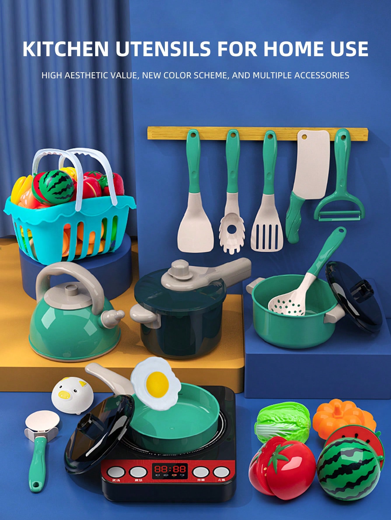 Kids Kitchen Toys Pretend Play - đánh giá và giá Kitchen Appliances Combo