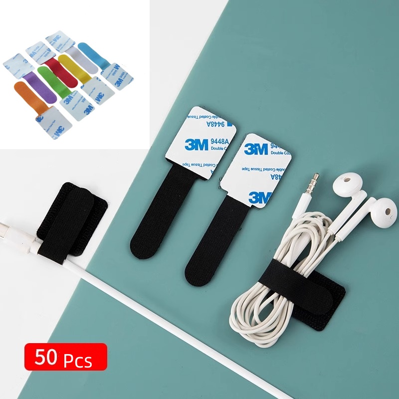 50pcs Hook and Loop Cable Ties - đánh giá và giá Kitchen Appliances At Home